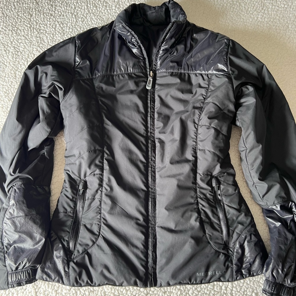 Merrell Black Down Jacket Size Small - image 1